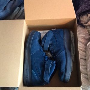 Nike Air Force 1s mid (Blue suede)